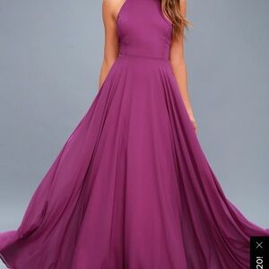 Lulus purple gown